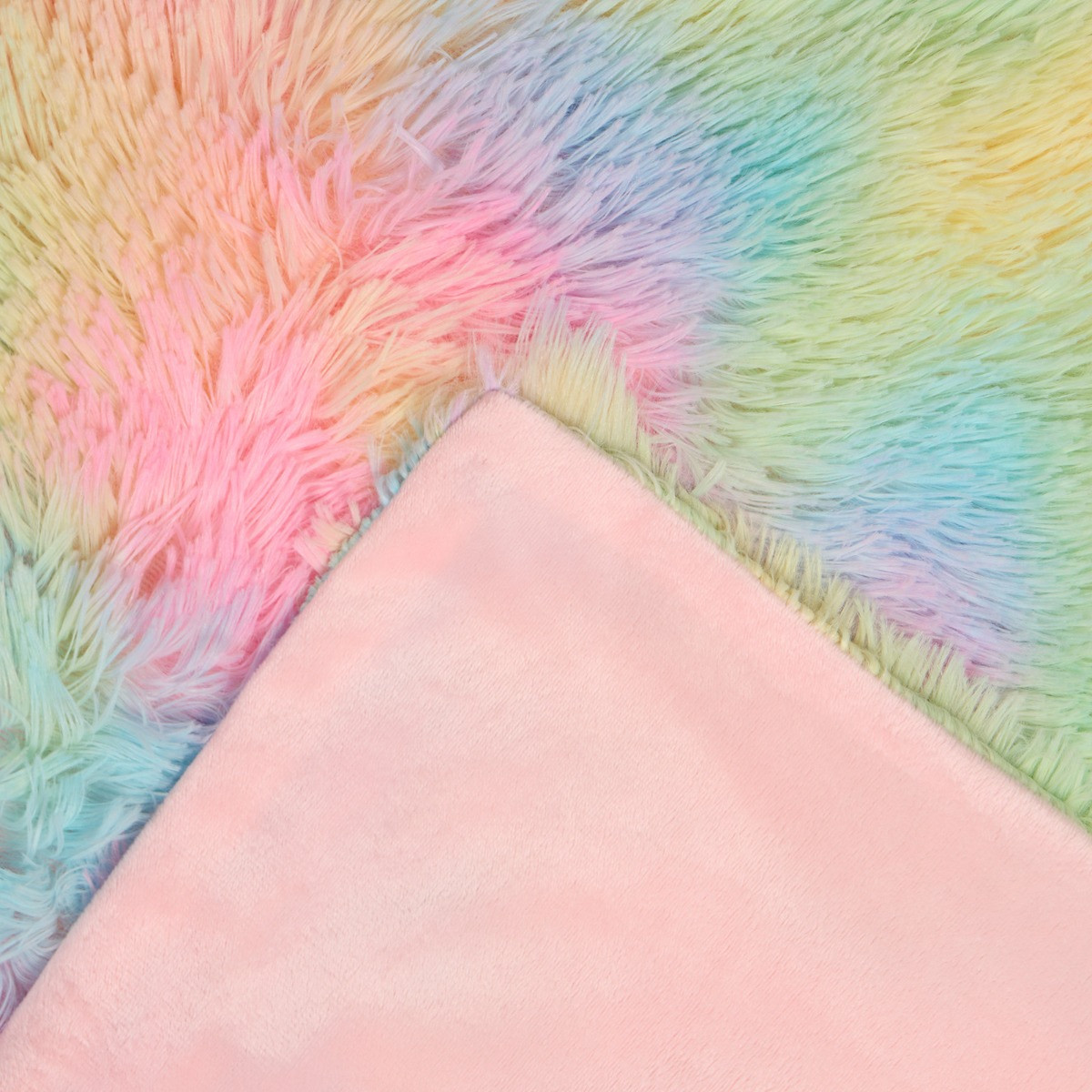 OHS Tie Dye Fluffy Throw - Multi >