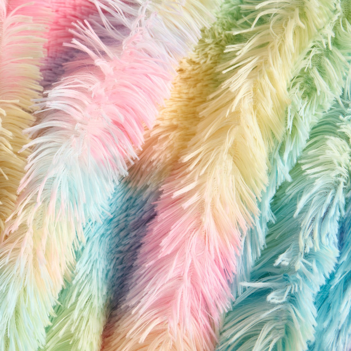 OHS Tie Dye Fluffy Throw - Multi >