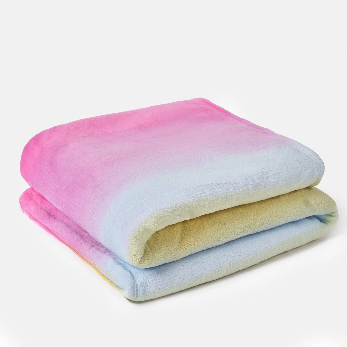 OHS Kids Ombre Sherpa Fleece Throw - Multi >