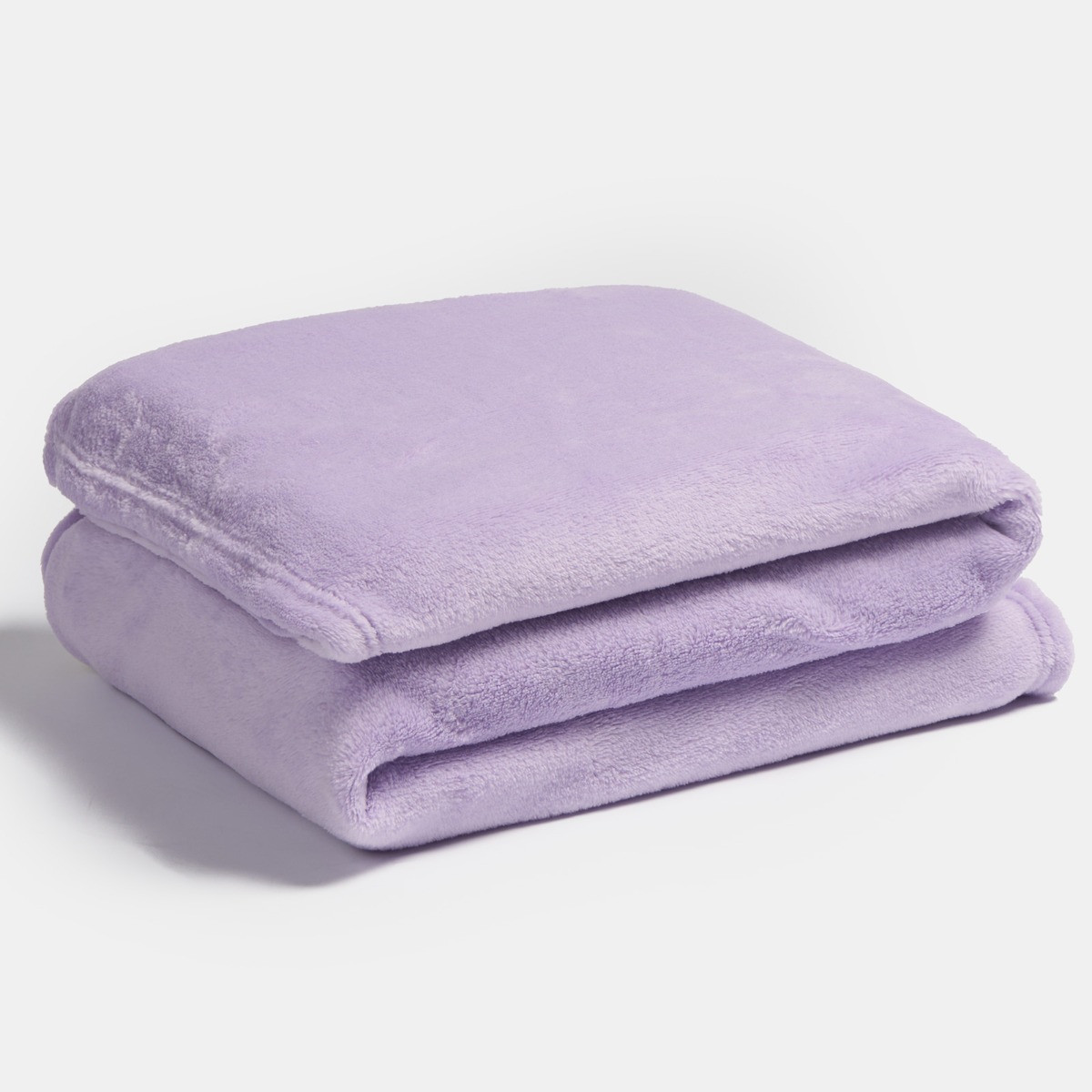 OHS Kids Plain Supersoft Throw - Lilac>