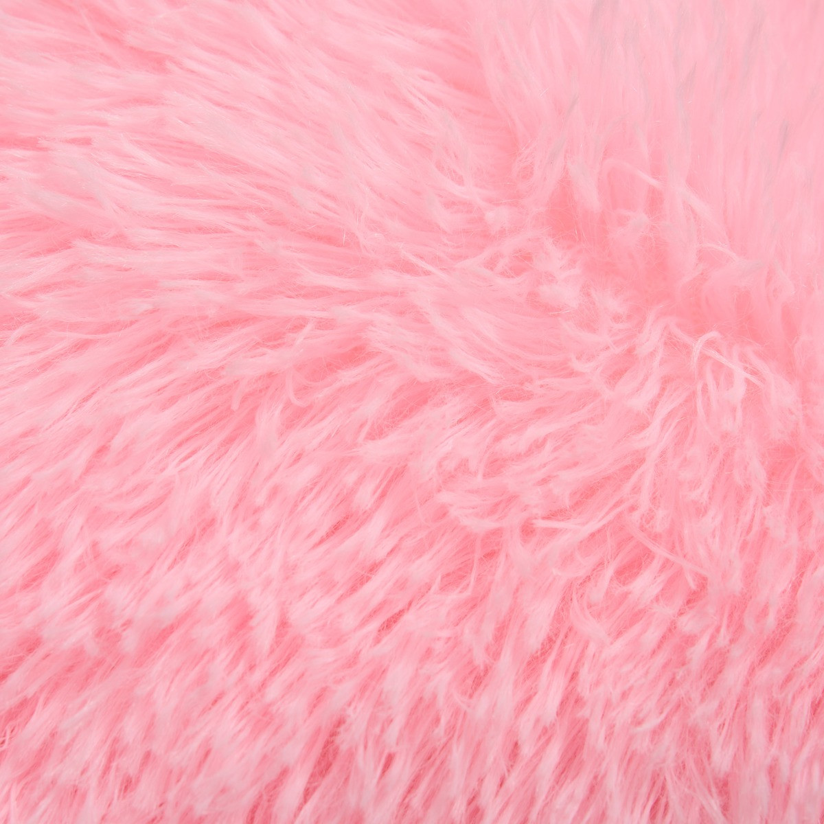 OHS Fluffy Filled Cushion - Neon Pink >