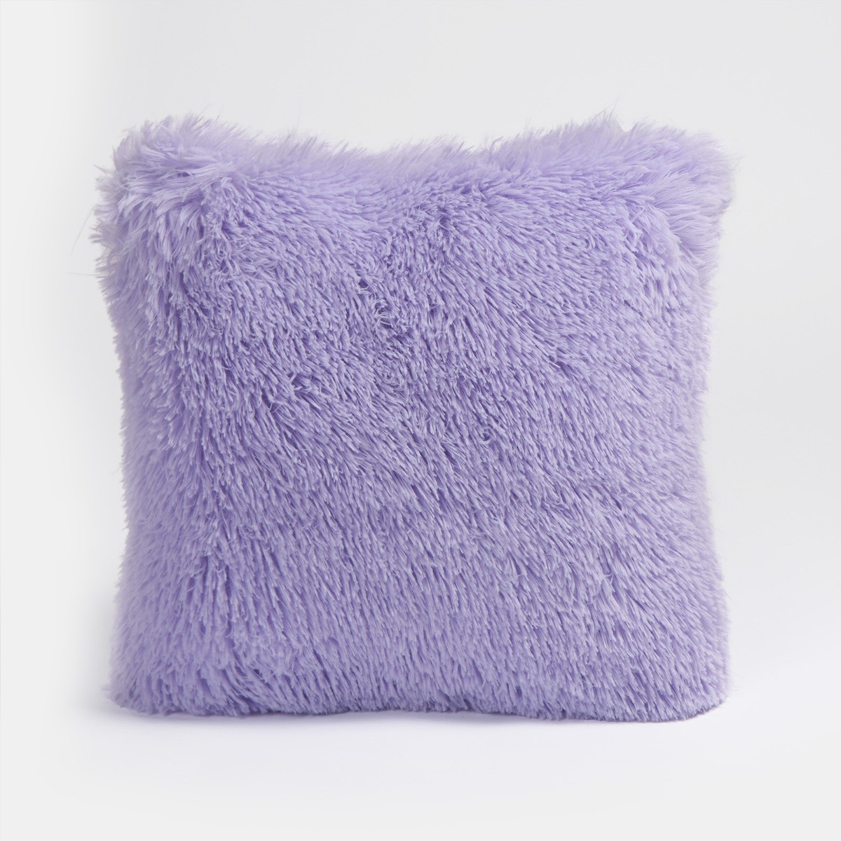 OHS Fluffy Filled Cushion Lilac