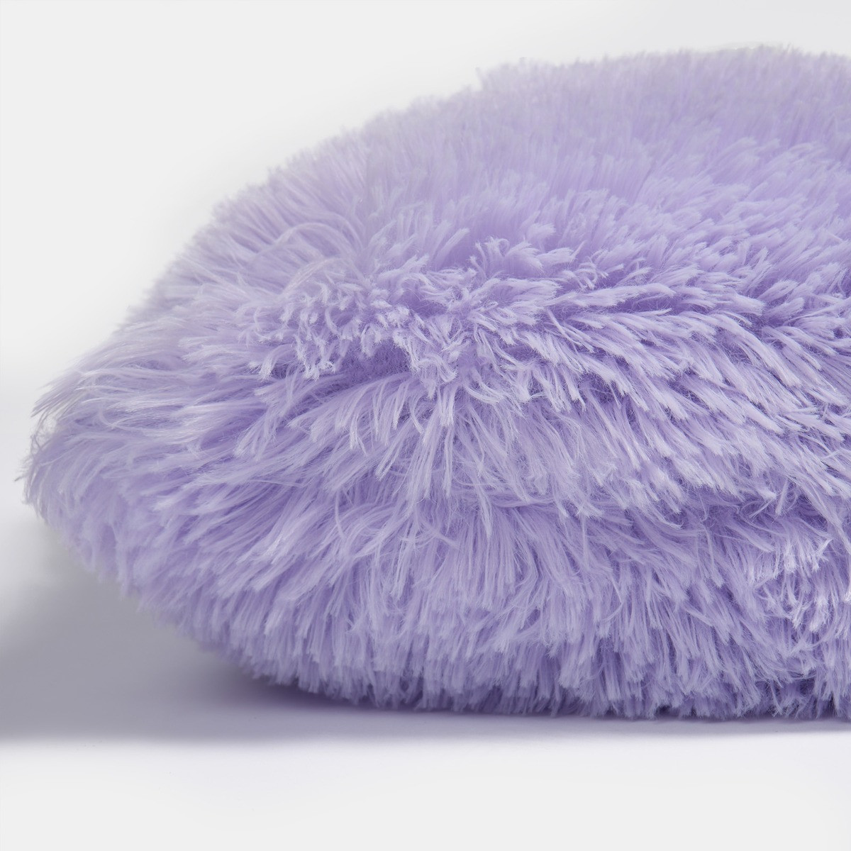 OHS Fluffy Filled Cushion - Lilac>