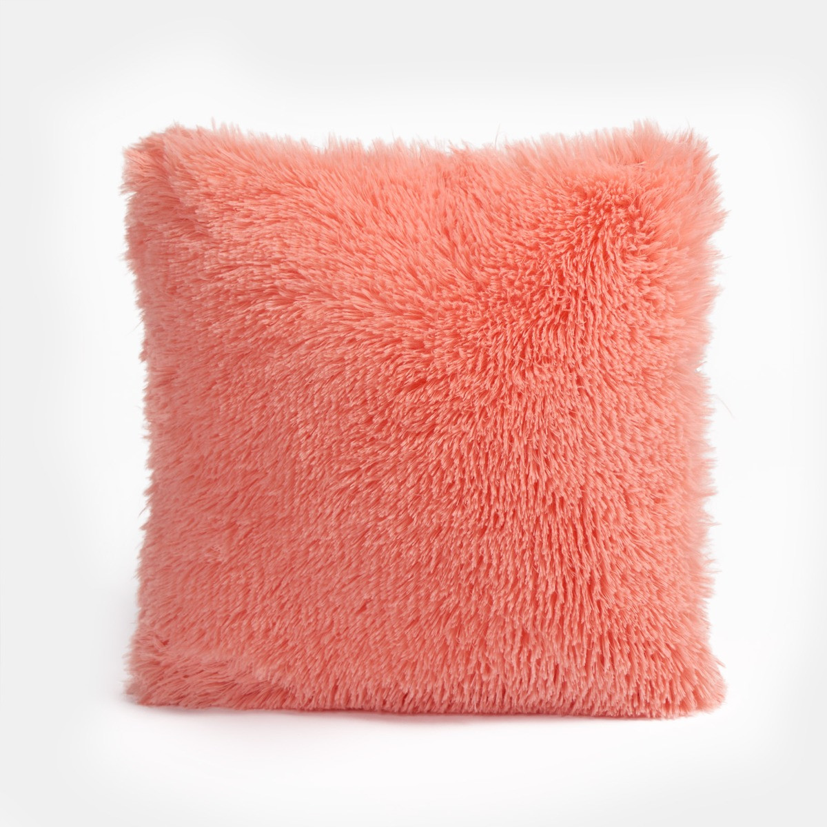 OHS Fluffy Filled Cushion - Coral>