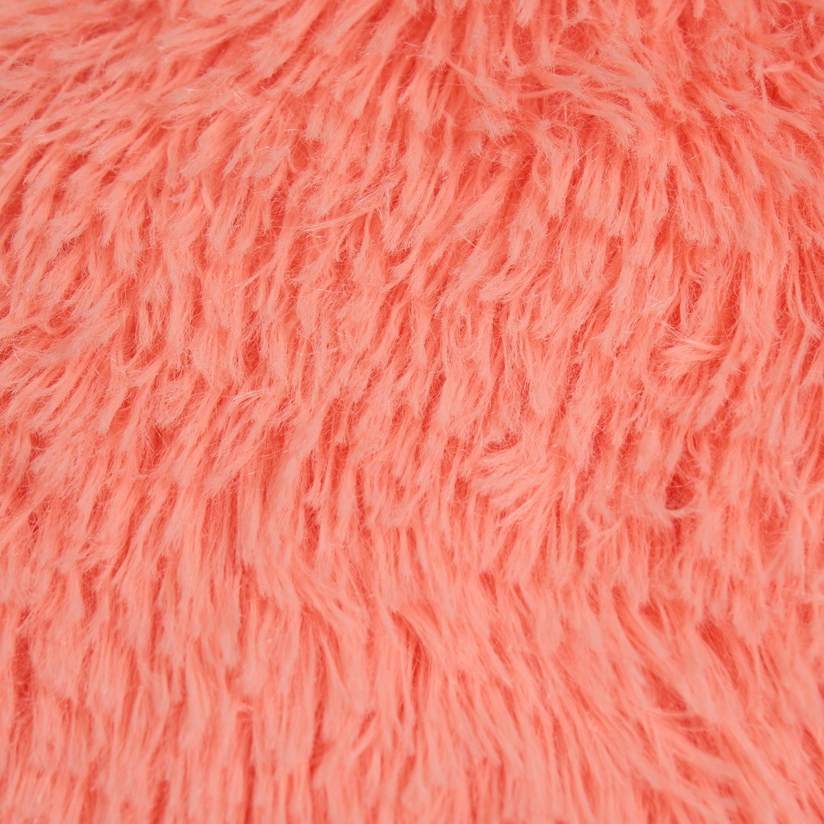 OHS Fluffy Filled Cushion - Coral>