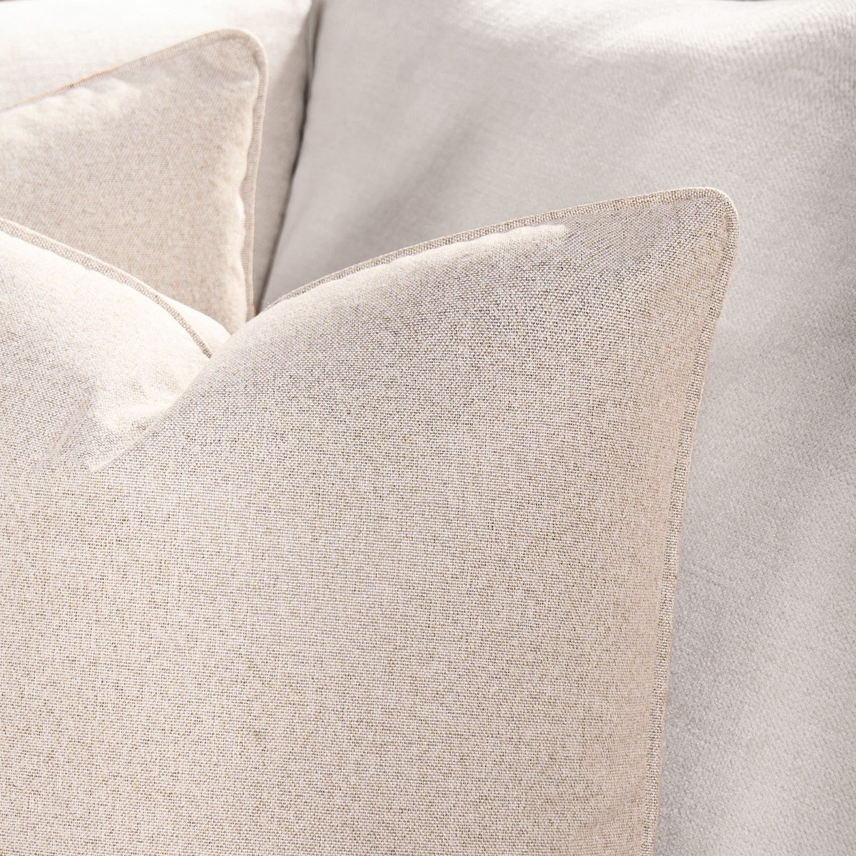 OHS Woven Texture Cushion Covers - Natural>