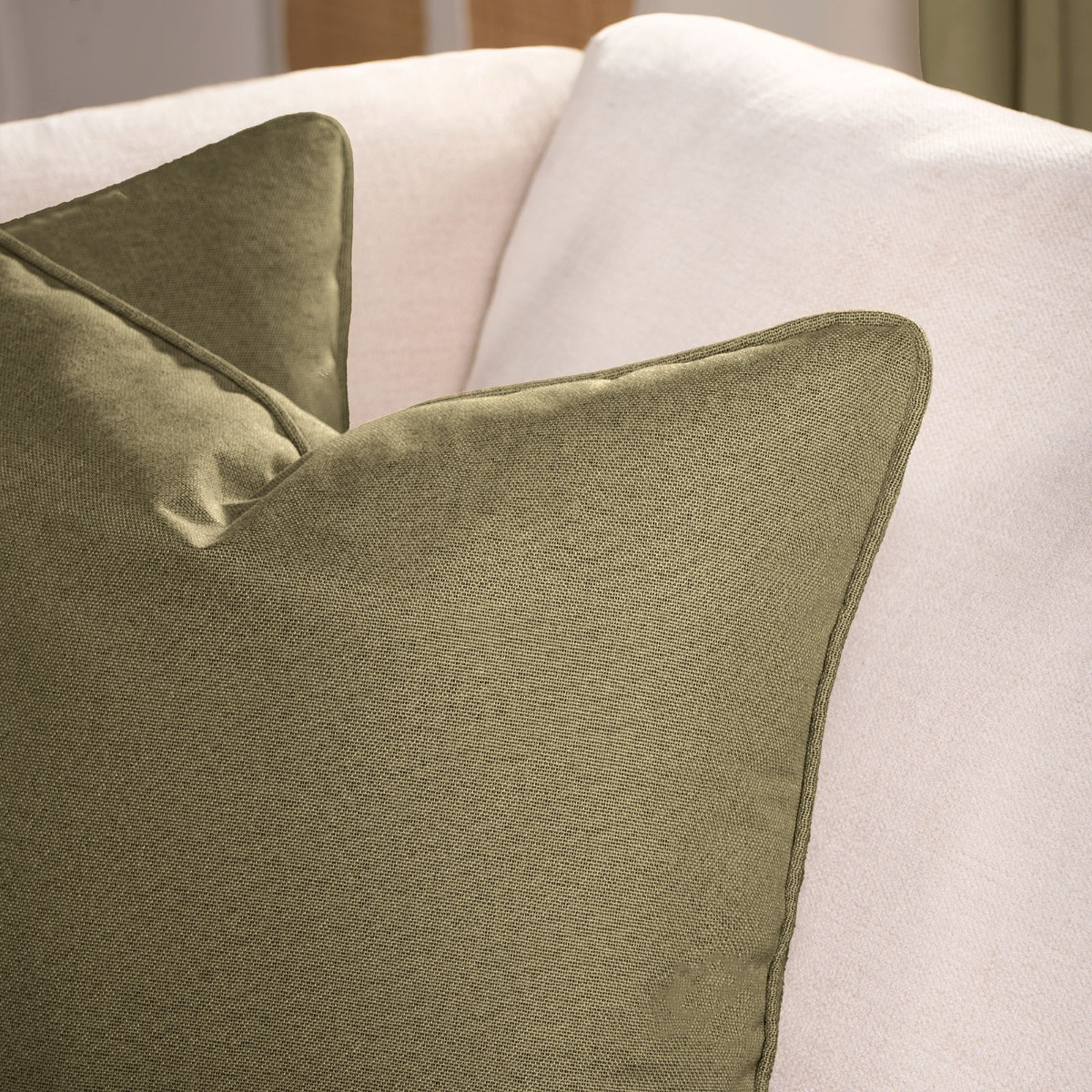 OHS Woven Texture Cushion Covers - Sage>