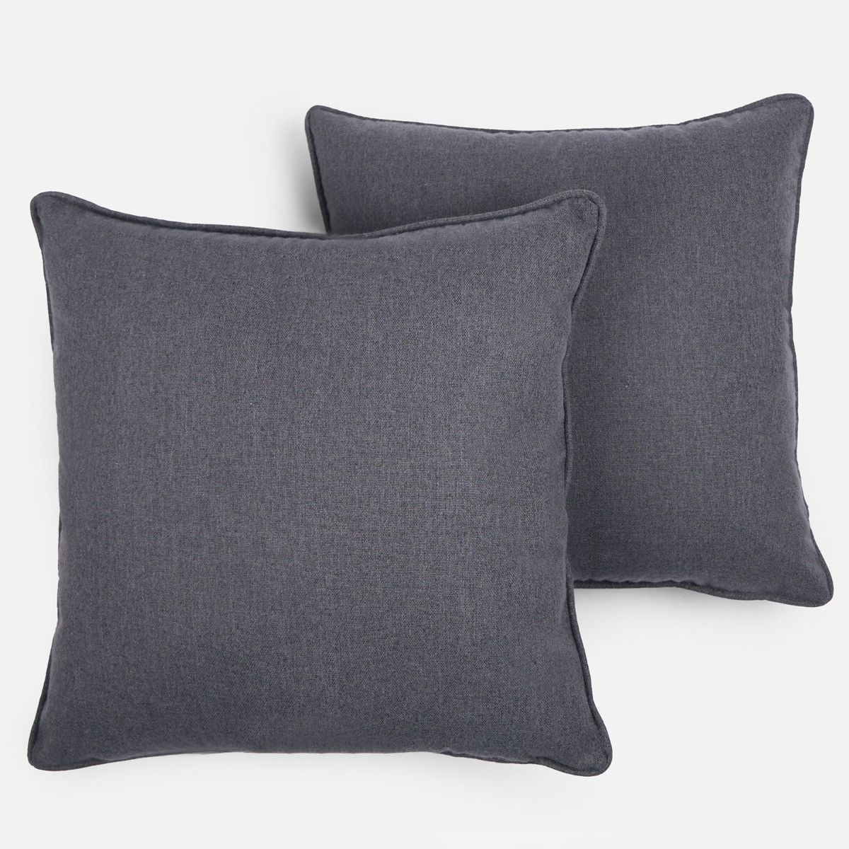 OHS Woven Texture Cushion Covers - Charcoal>