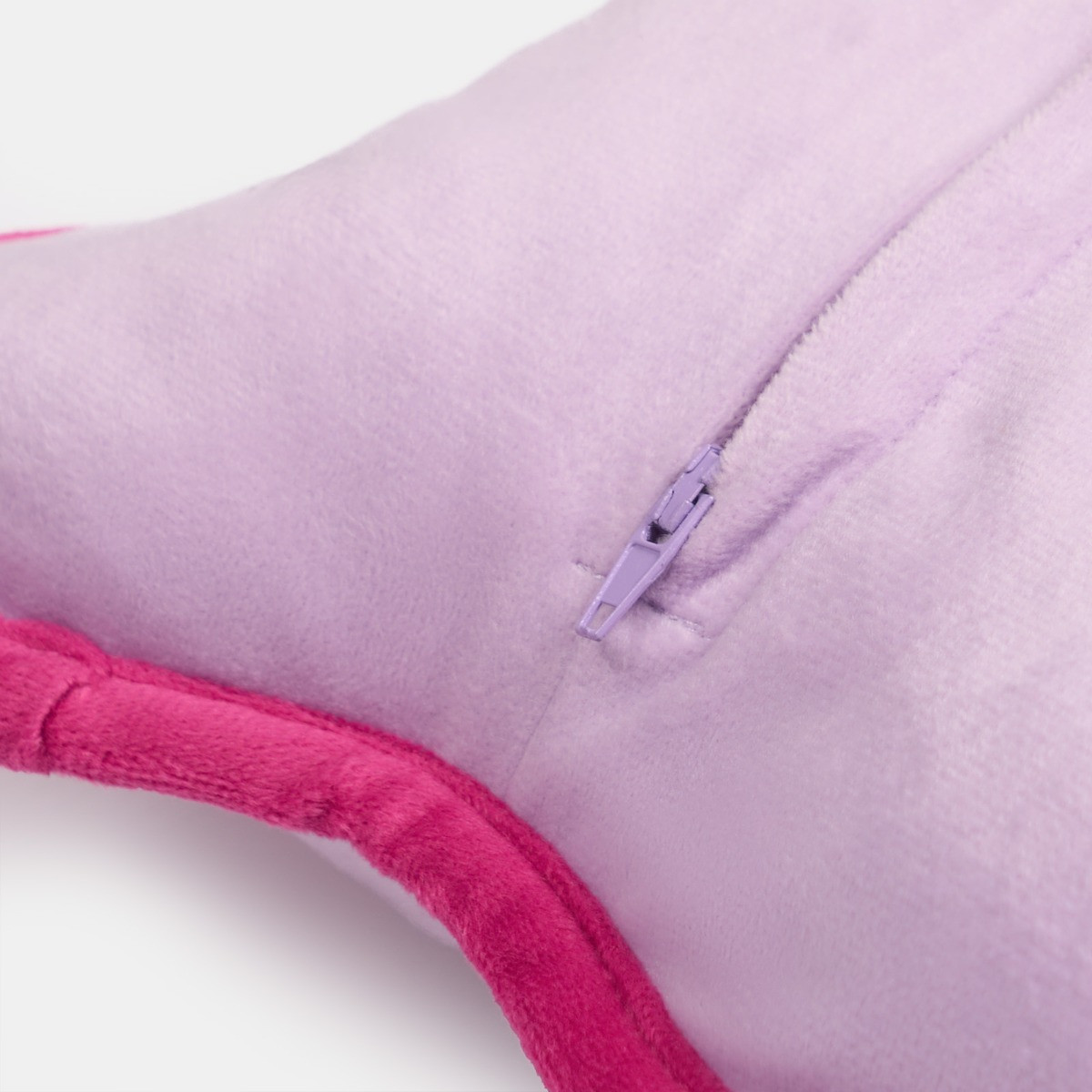 OHS Matte Velvet Scallop Edge Cushion Covers - Lilac/Pink>