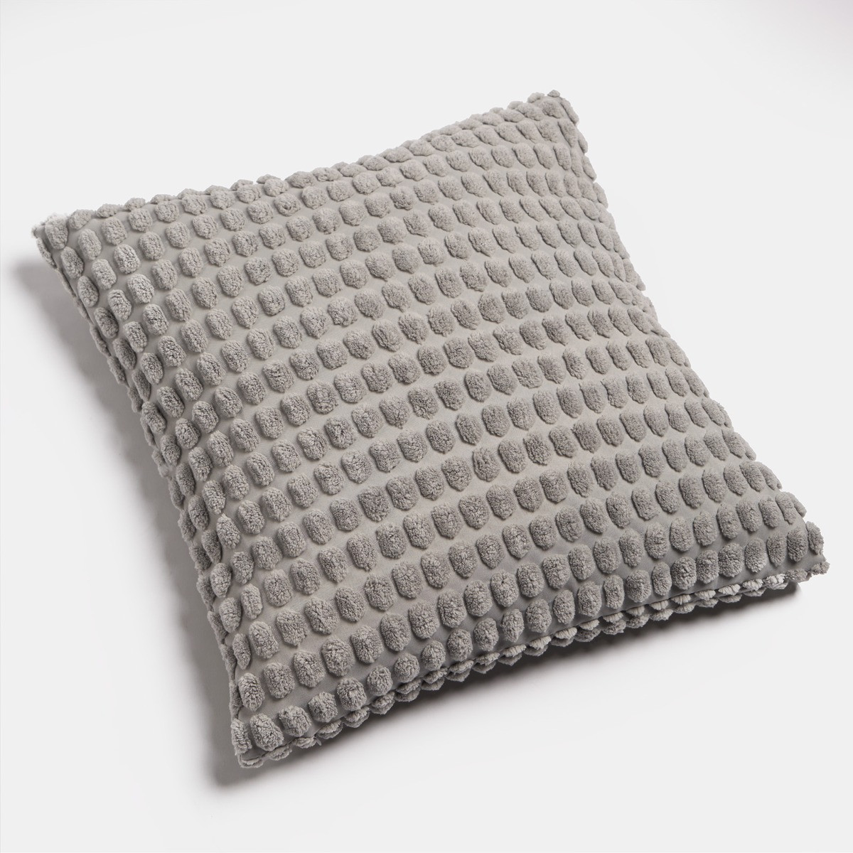 OHS Bobble Textured Cushion Covers - Grey>