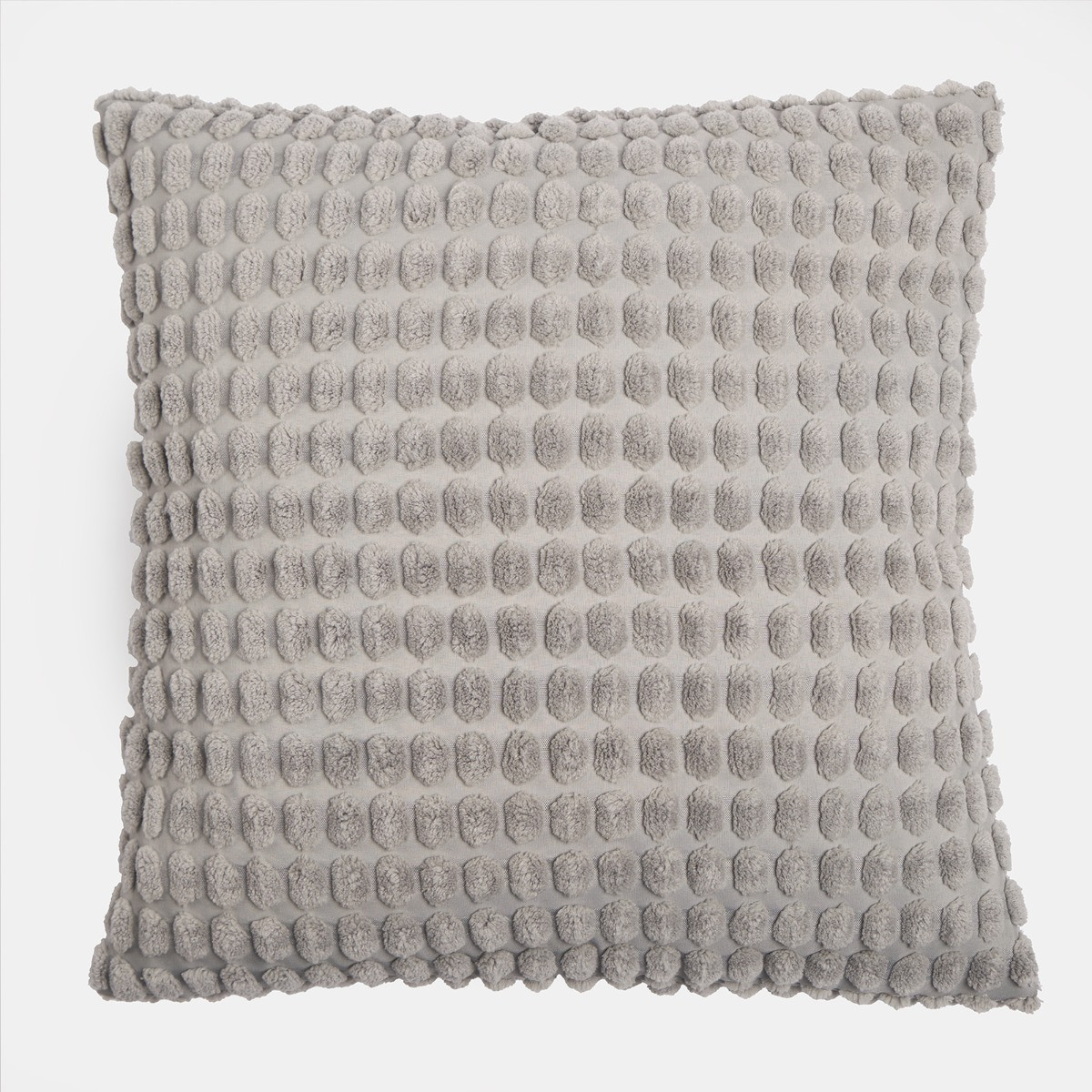 OHS Bobble Textured Cushion Covers - Grey>