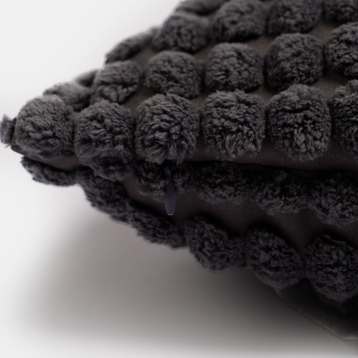 OHS Bobble Textured Cushion Covers - Charcoal>