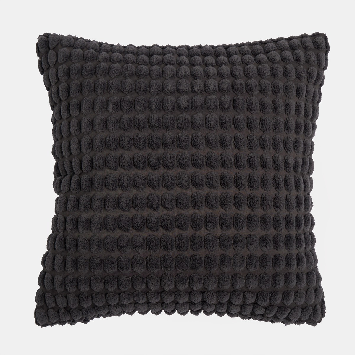 OHS Bobble Textured Cushion Covers - Charcoal>