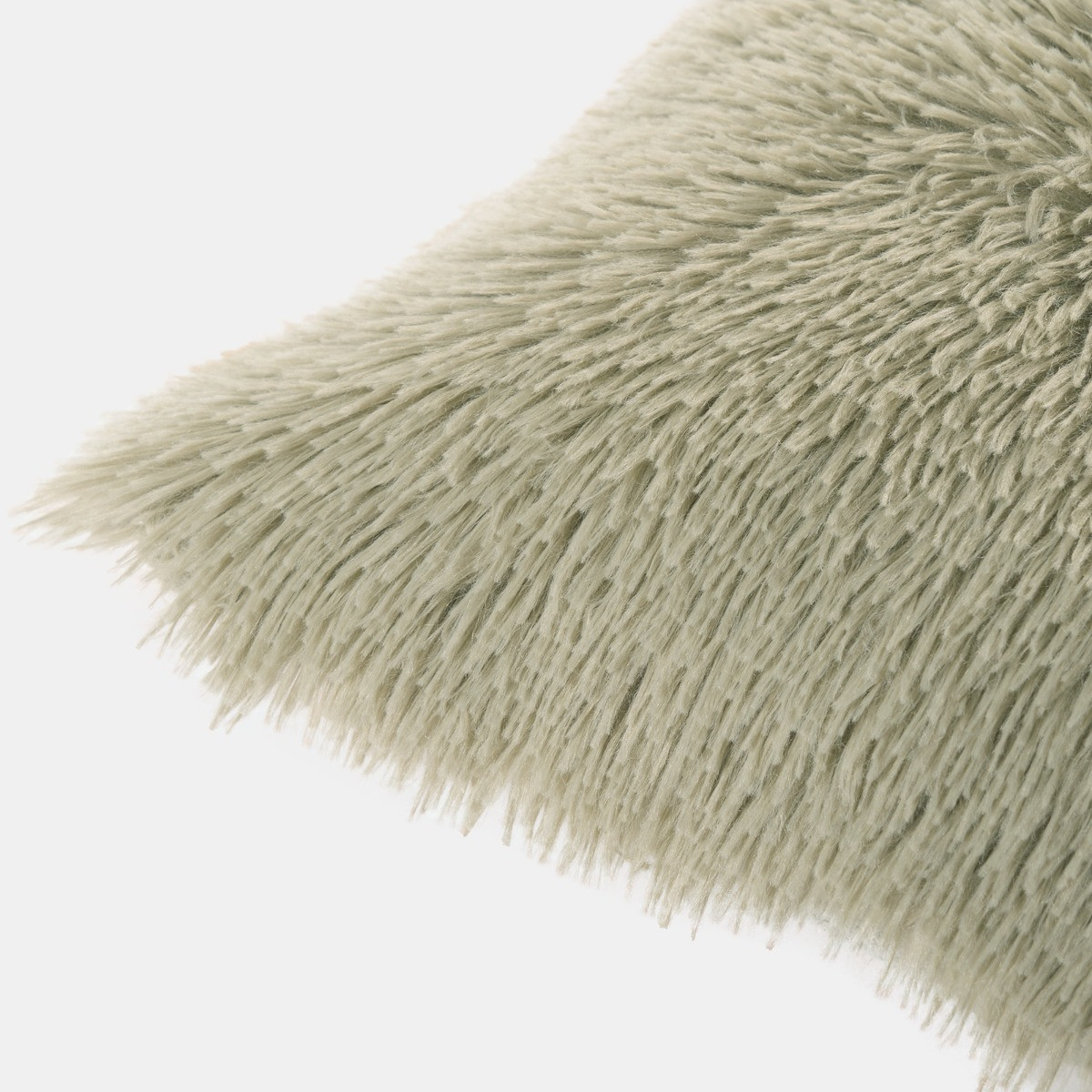 Sienna Fluffy Cushion Covers - Sage>