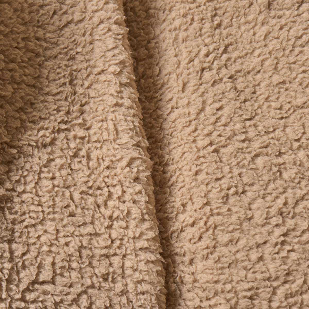 OHS Tassel Sherpa Fleece Throw - Natural>