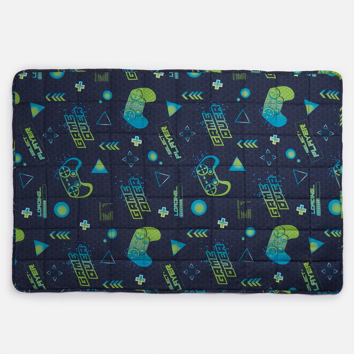 OHS Kids Neon Gaming Weighted Blanket, Blue/Green - 3KG>