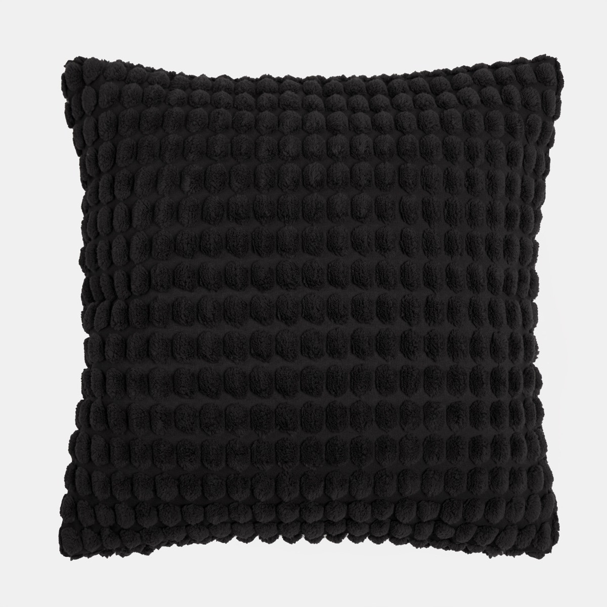 OHS Bobble Textured Cushion Covers - Black>