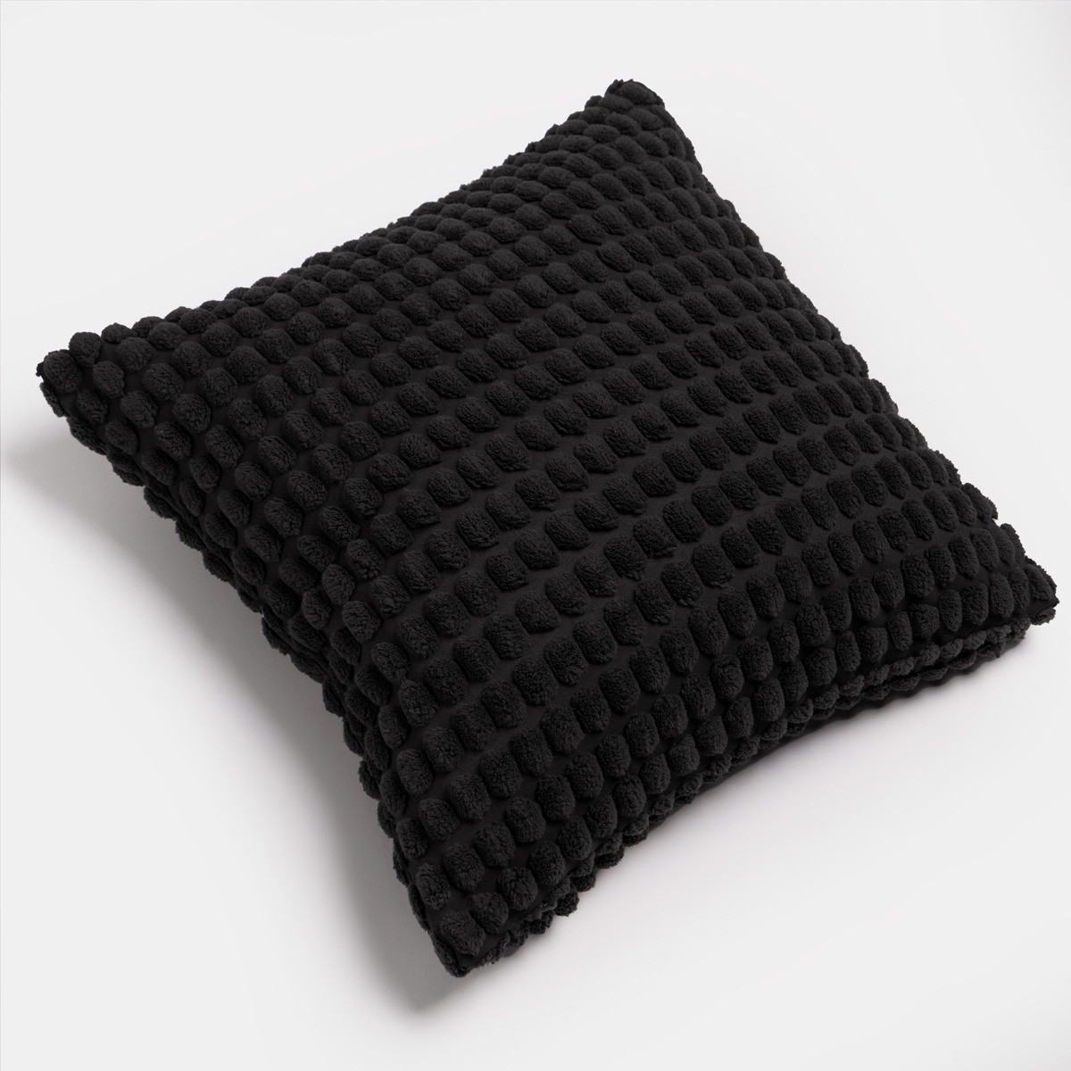 OHS Bobble Textured Cushion Covers - Black>