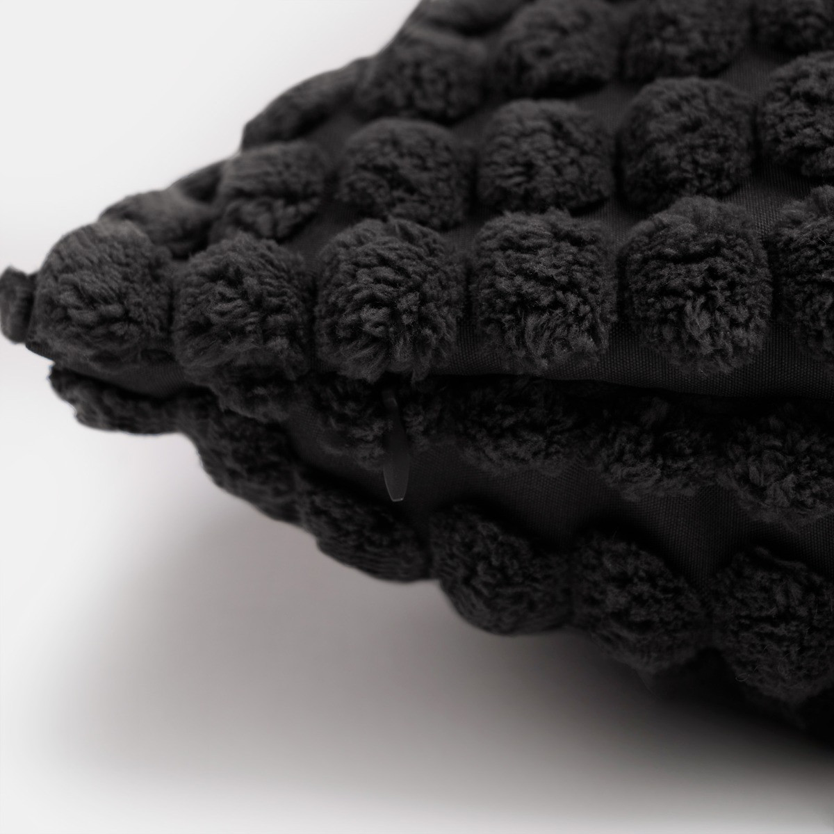 OHS Bobble Textured Cushion Covers - Black>