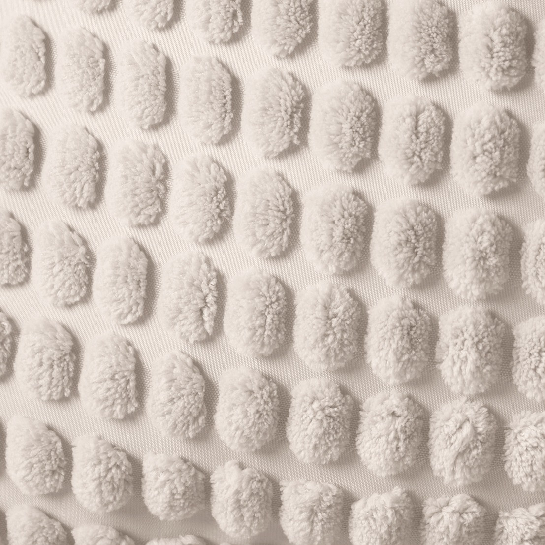 OHS Bobble Textured Cushion Covers - Cream>