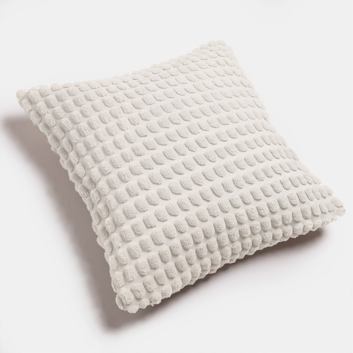 OHS Bobble Textured Cushion Covers - Cream>