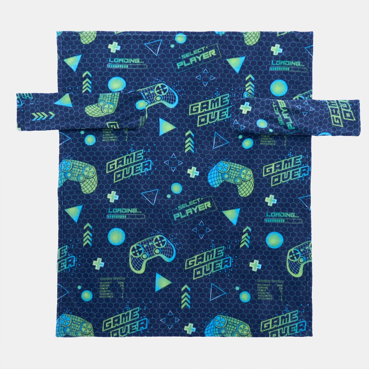 OHS Kids Gaming Printed Wearable Blanket, Honeycomb - Multi>