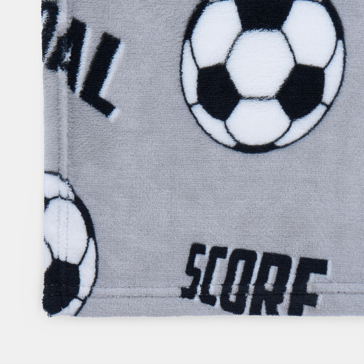 OHS Kids Football Printed Wearable Blanket - Grey >