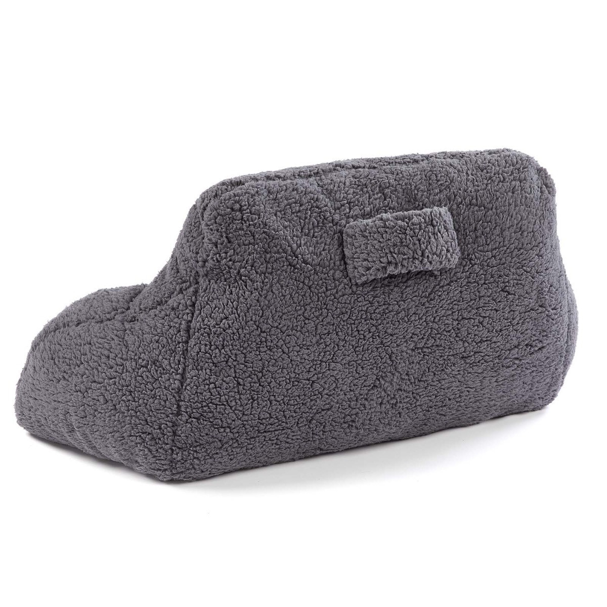 Huggleland Teddy Cuddle Cushion Pillow - Charcoal>