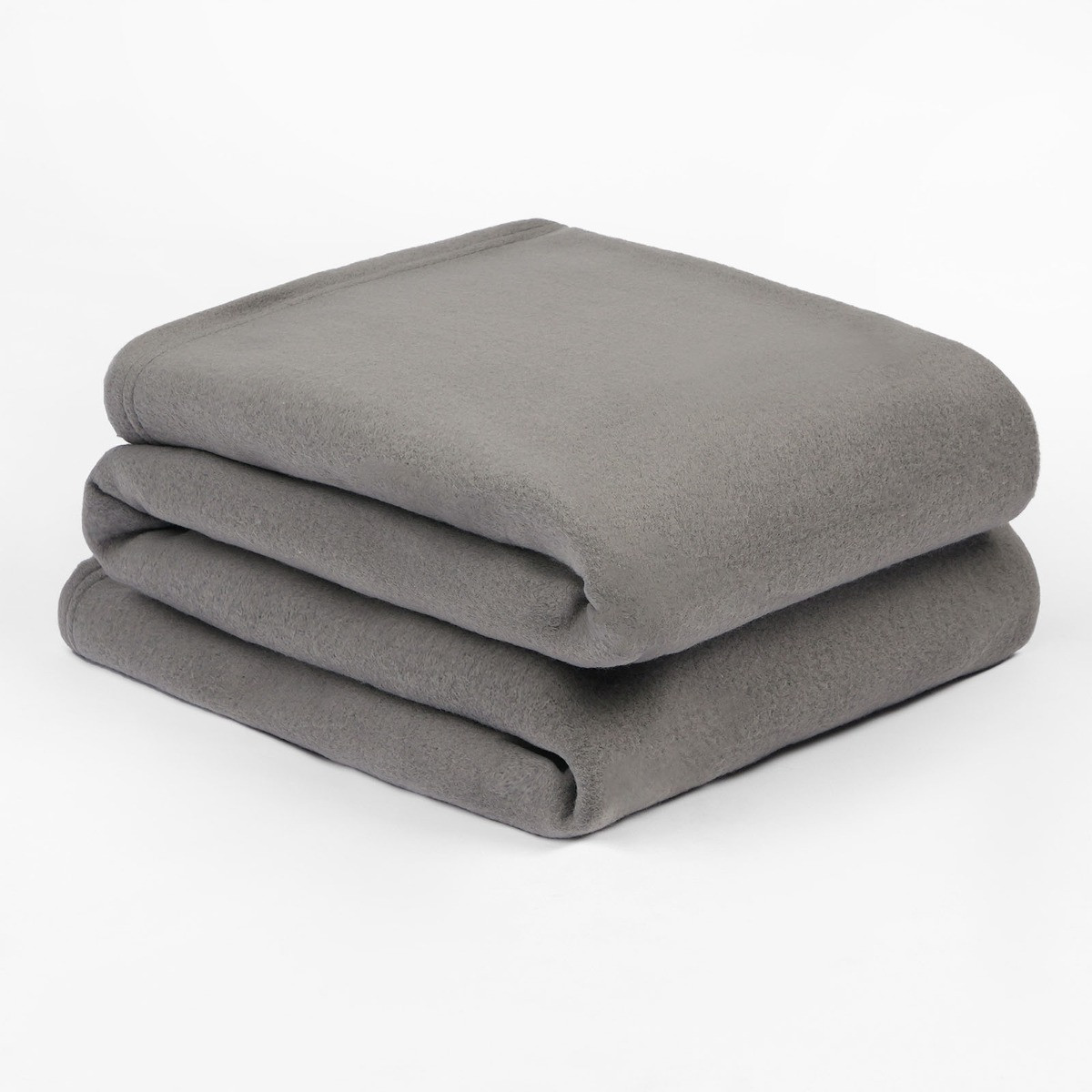 Dreamscene Plain Fleece Throw, Charcoal - 200 x 240cm>