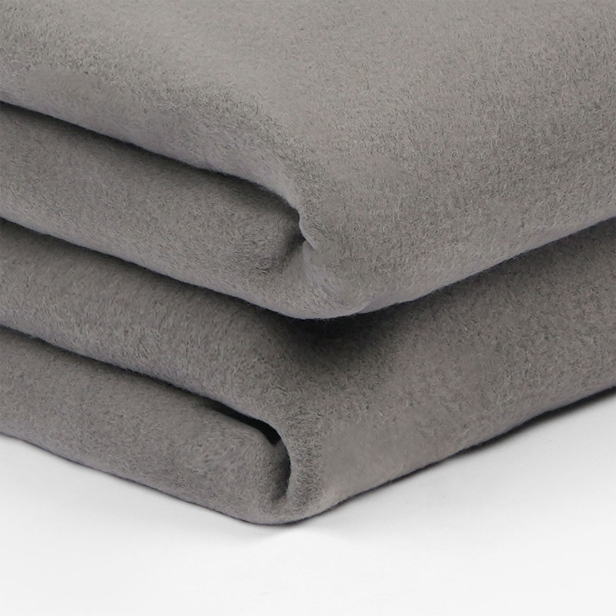 Dreamscene Plain Fleece Throw, Charcoal - 200 x 240cm>