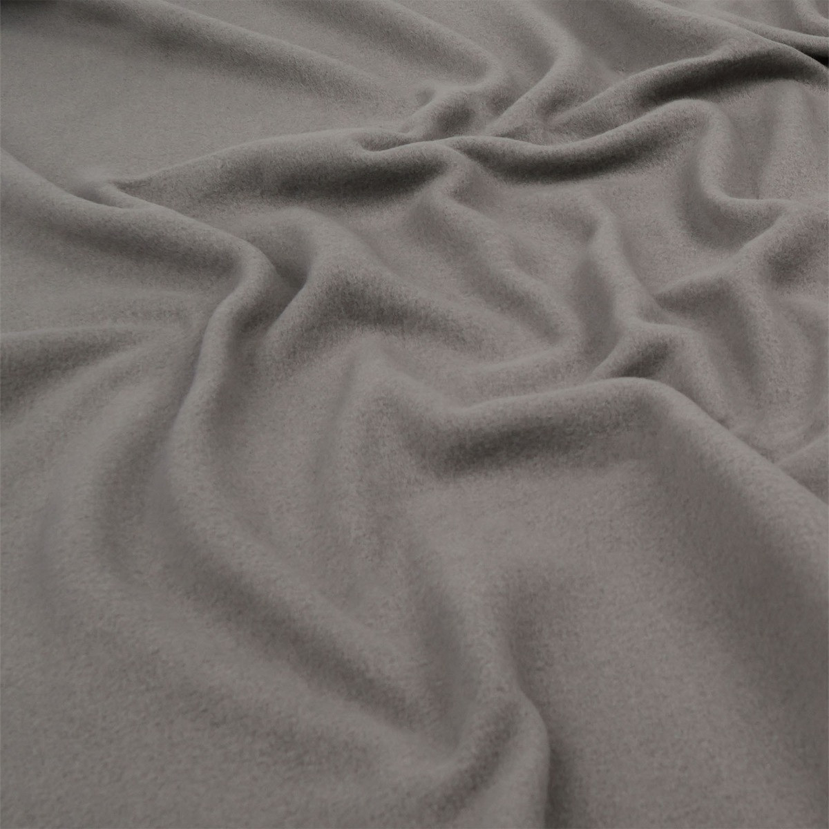 Dreamscene Plain Fleece Throw, Charcoal - 200 x 240cm>