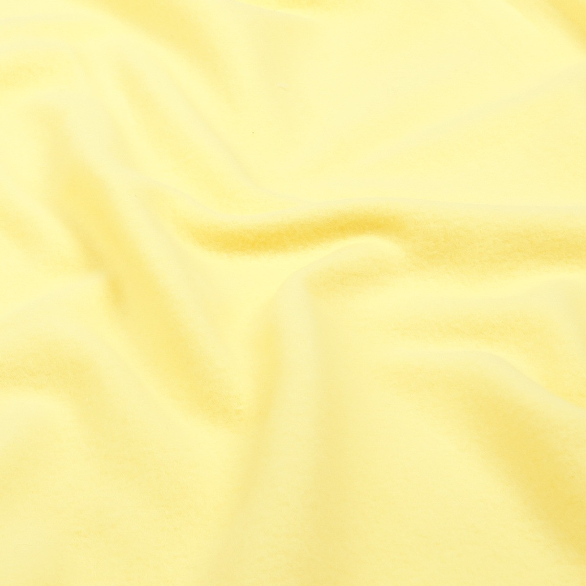 Dreamscene Plain Fleece Throw, Lemon - 120 x 150 cm>