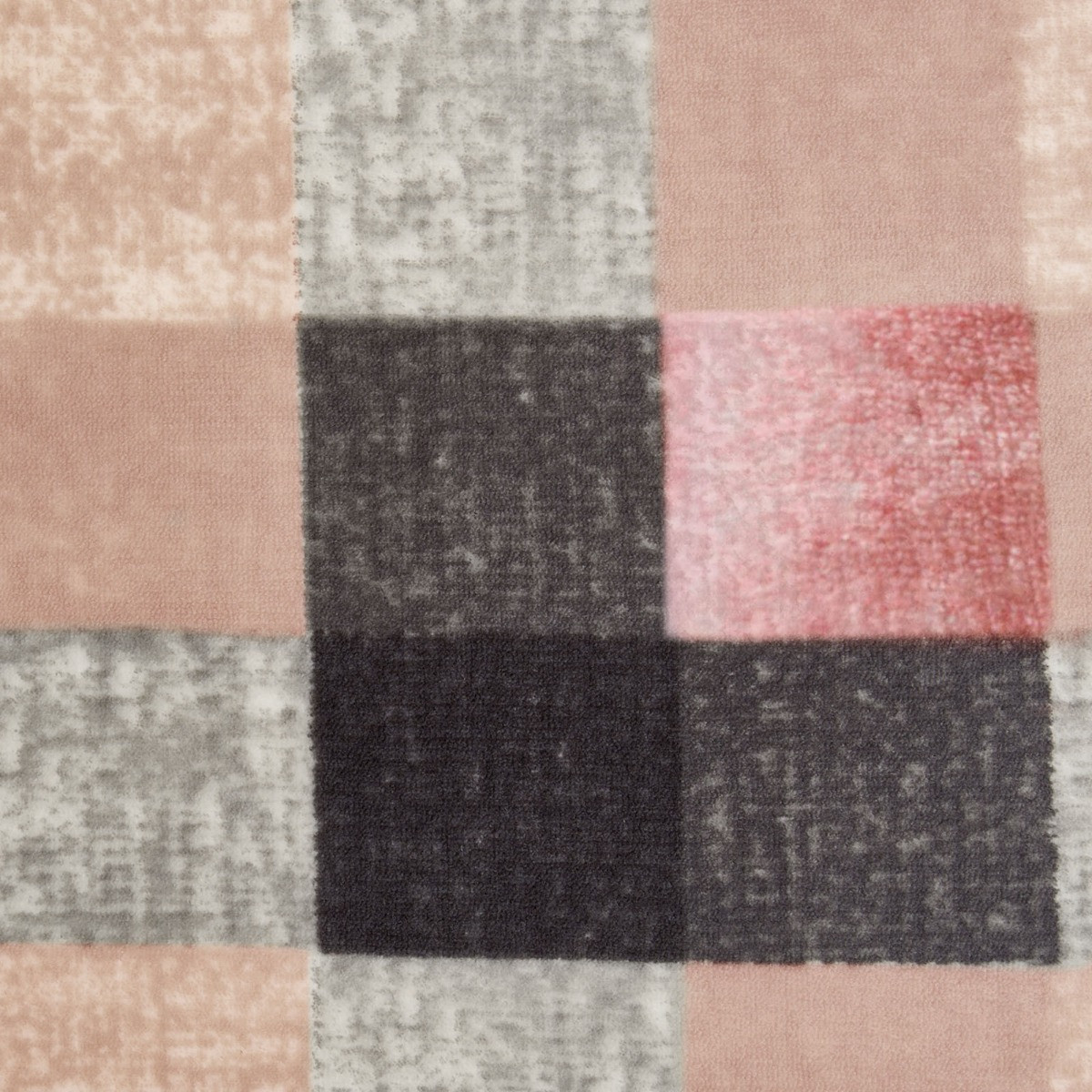 Dreamscene Tartan Check Fleece Throw, 150 x 180cm - Blush>