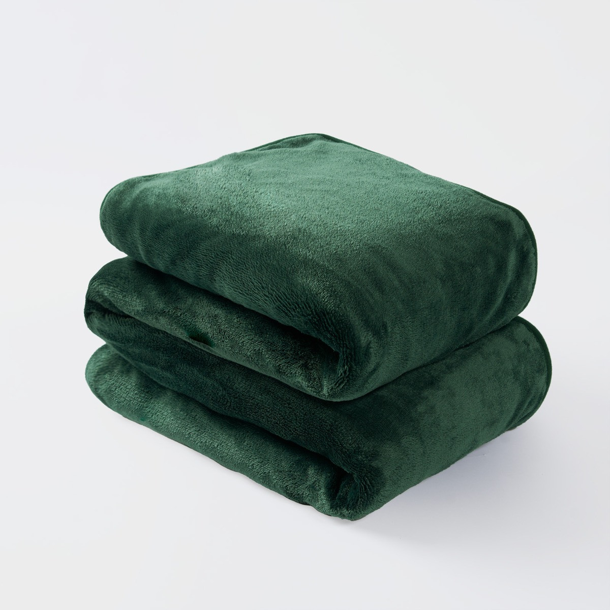 OHS Electric Heated Fleece Over Blanket Forest Green