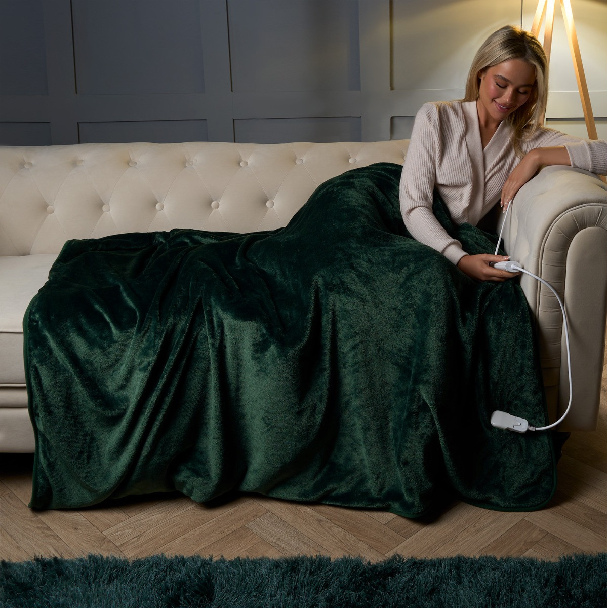 Green electric blanket sale