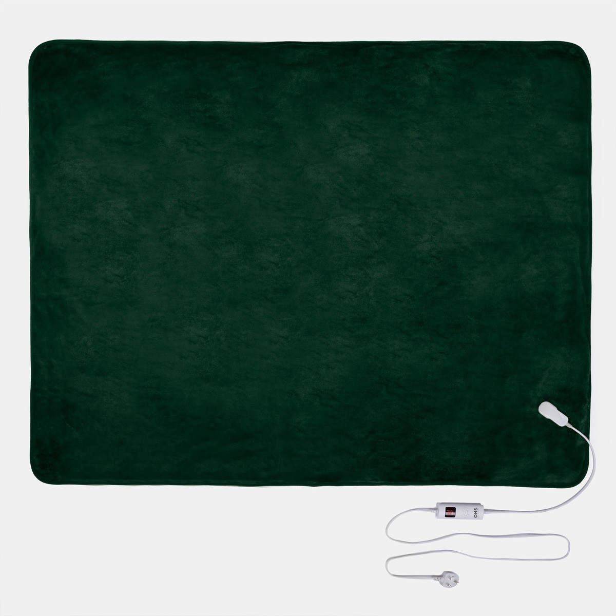 OHS Electric Heated Fleece Over Blanket - Forest Green>