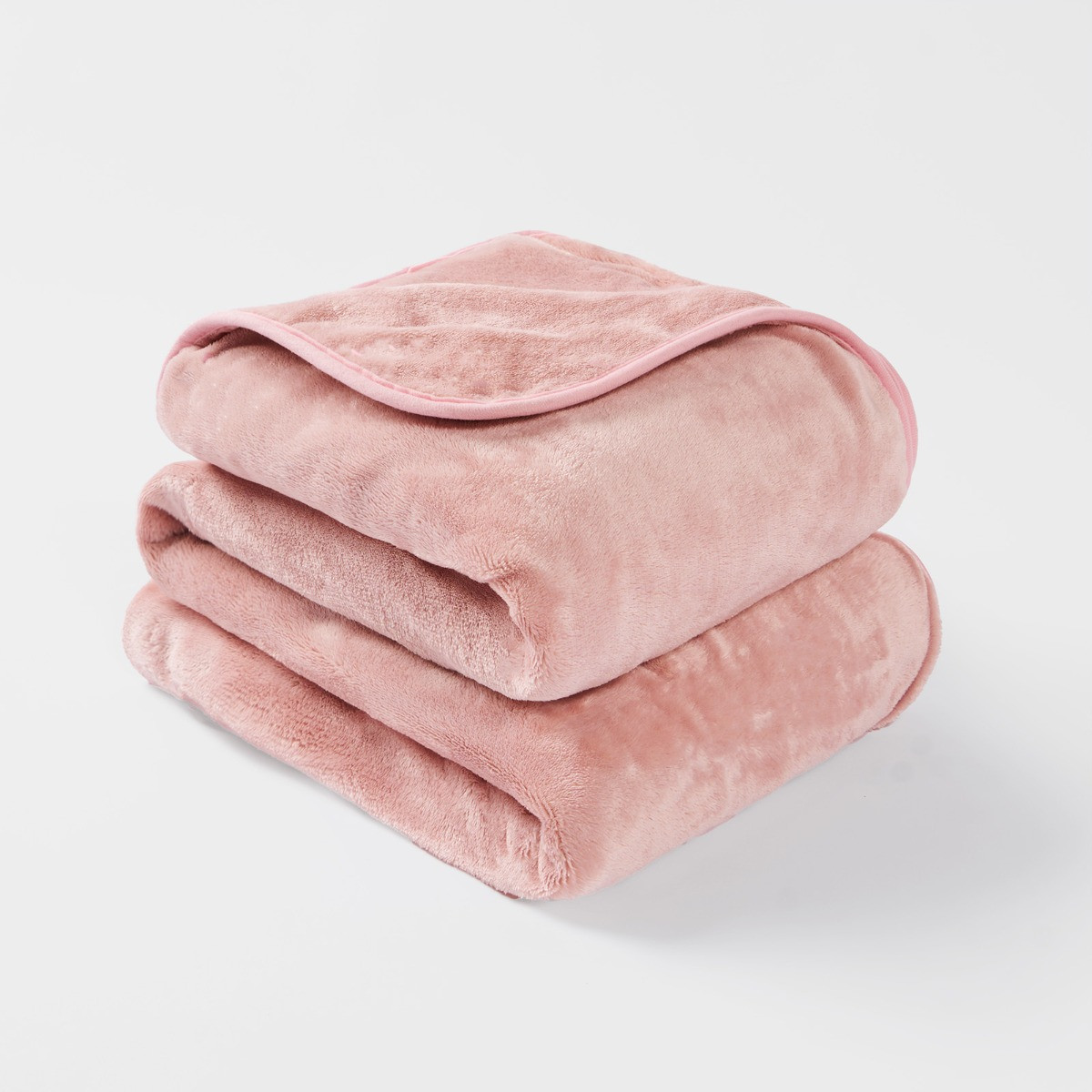 OHS Electric Heated Fleece Over Blanket - Blush>