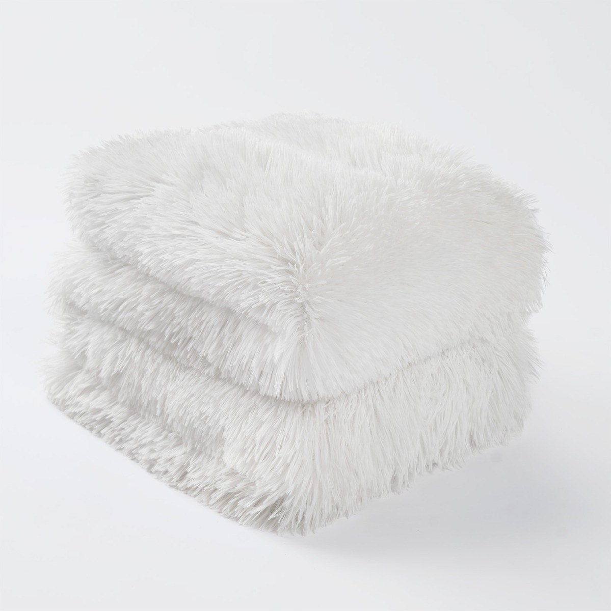 OHS Heated Fluffy Electric Blanket - Cream>