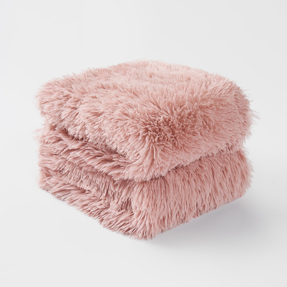 OHS Heated Fluffy Electric Blanket - Blush>