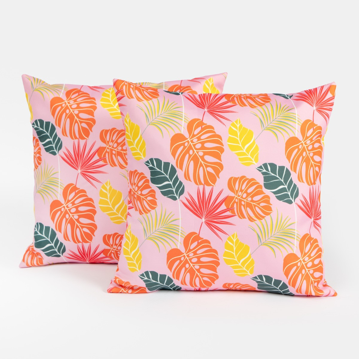 OHS Tropical Water Resistant Cushion Covers - Pink>