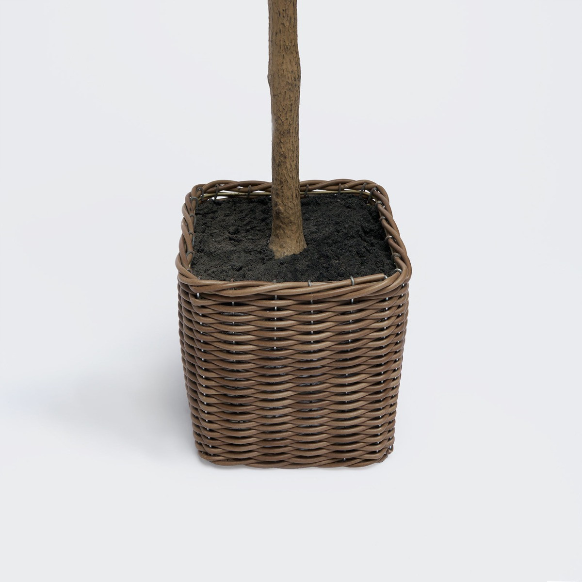 OHS Olive Tree in Basket, Green - 110cm>