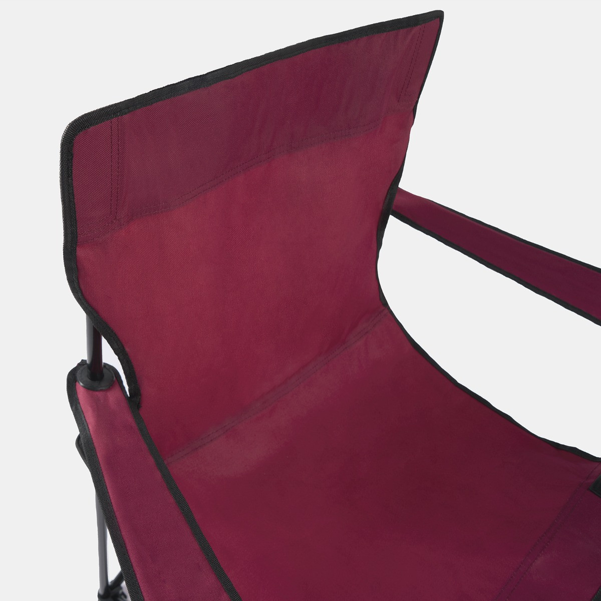 OHS Foldable Camping Chair - Burgundy>