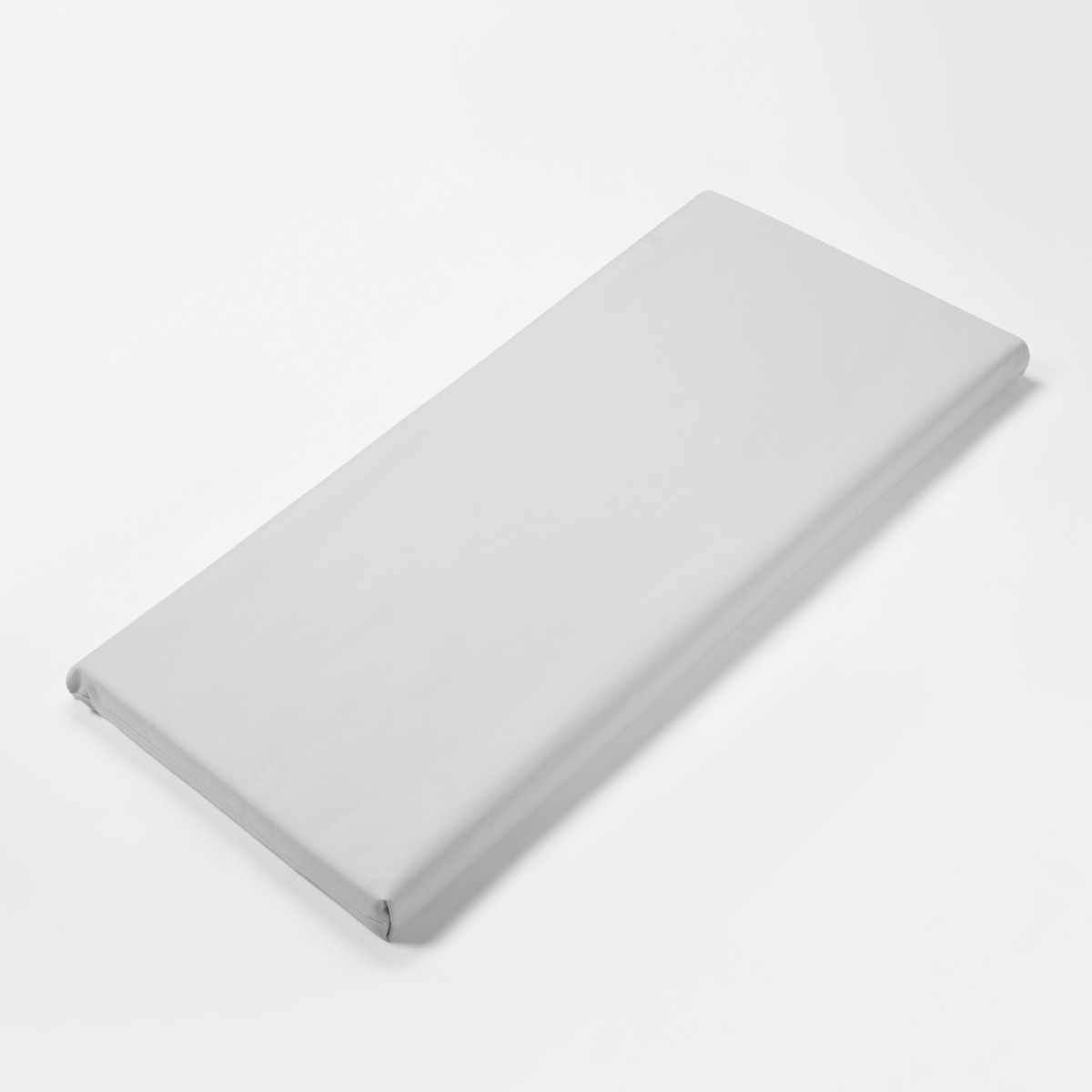 OHS 3-Seater Foam Bench Pad with Zip Waterproof Cover - Silver Grey>