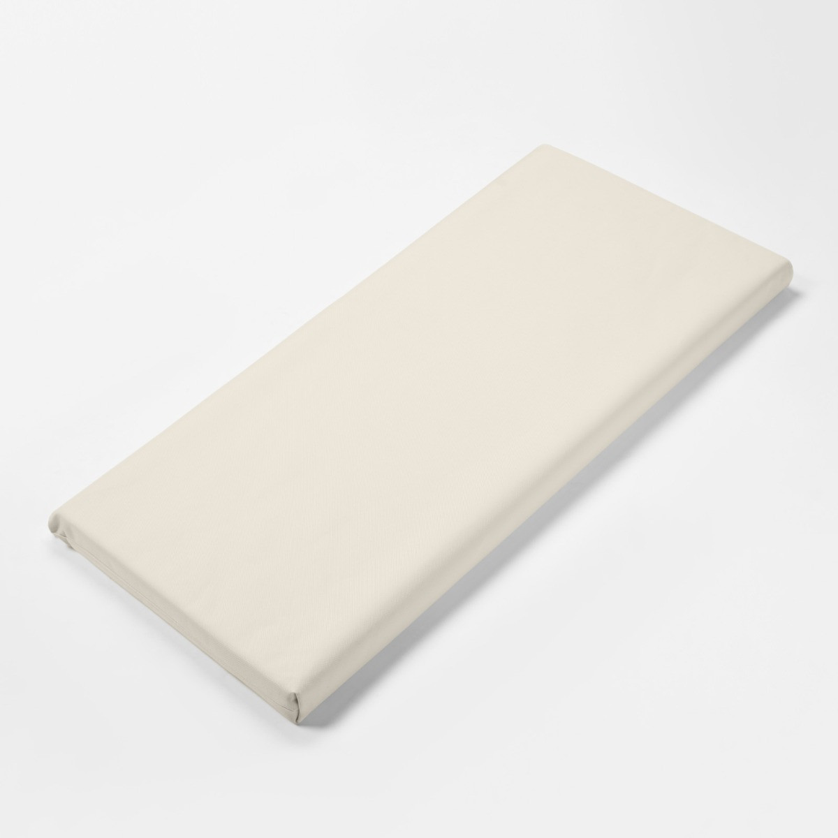 OHS 3-Seater Foam Bench Pad with Zip Waterproof Cover - Ivory>