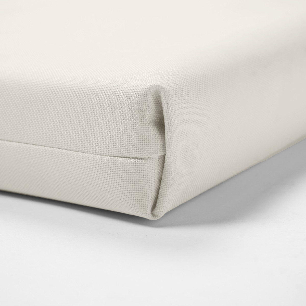 OHS 3-Seater Foam Bench Pad with Zip Waterproof Cover - Ivory>