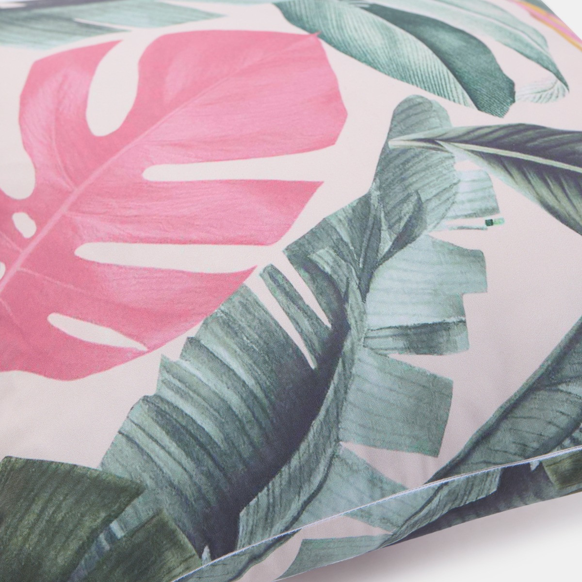 OHS Indoor/Outdoor Tropical Print Cushion Covers - Green>