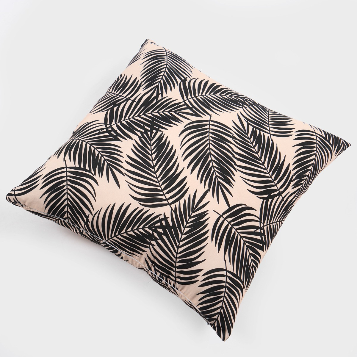 OHS Indoor/Outdoor Leaf Print Cushion Covers - Monochrome>