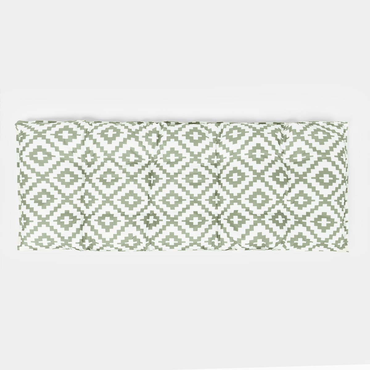 OHS 2-Seater Indoor/Outdoor Geometric Print Bench Pad - Sage>