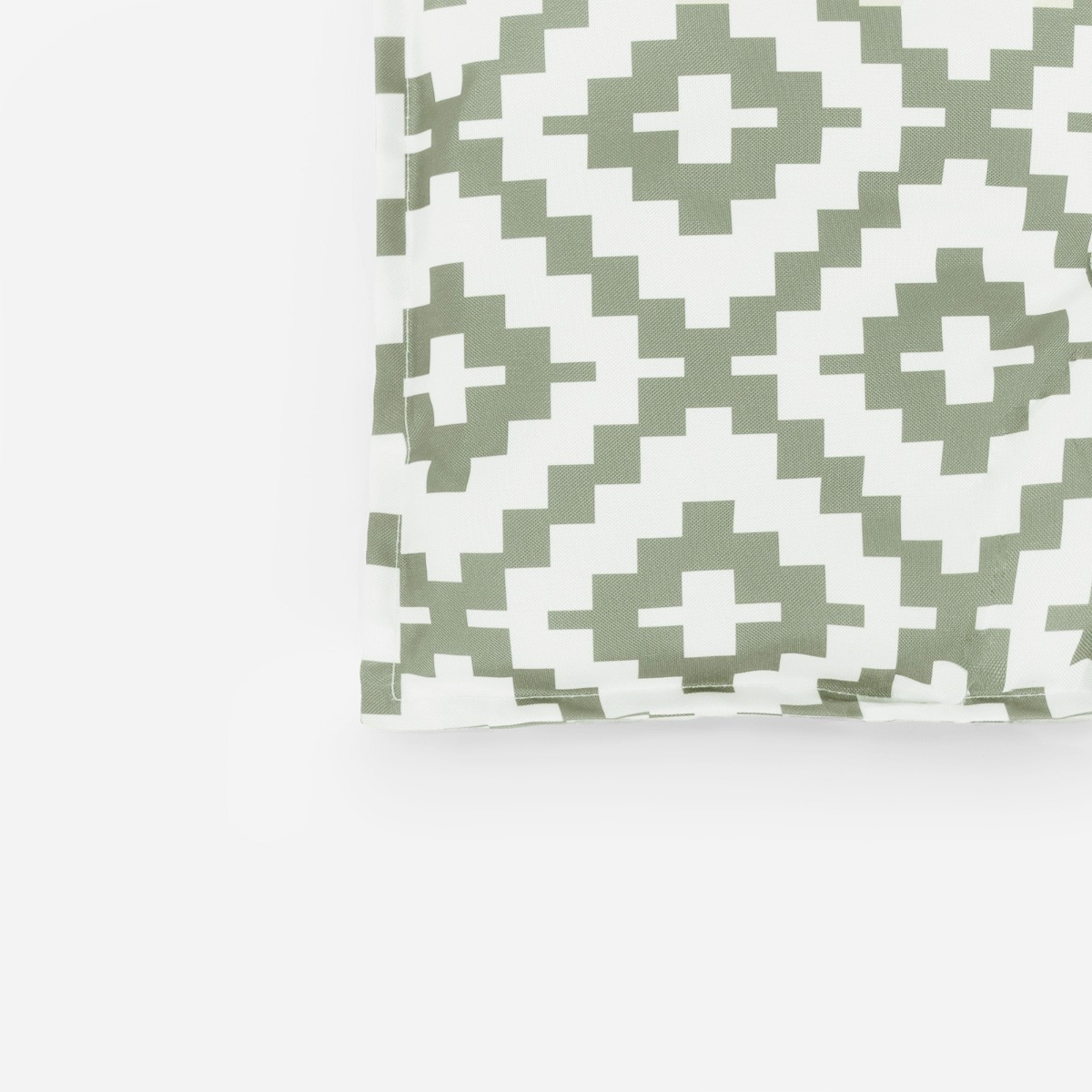 OHS 2-Seater Indoor/Outdoor Geometric Print Bench Pad - Sage>