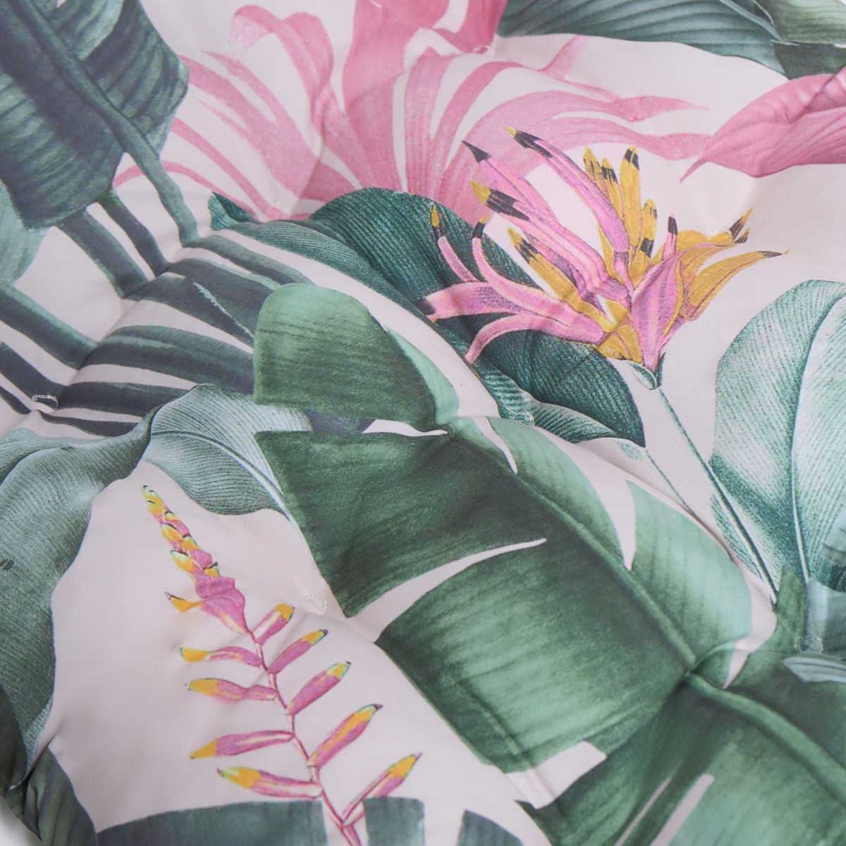 OHS Gravity Chair Tropical Print Cushion - Green>